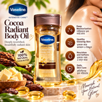 Vaseline Intensive Care Cocoa Radiant Body Oil – 200ml