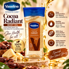 Vaseline Intensive Care Cocoa Radiant Body Oil – 200ml | Pure Cocoa Butter