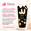 JJ White Sun Lotion SPF50+++ 50ml | Thai Sunscreen for UV Protection, Bright & Healthy Skin