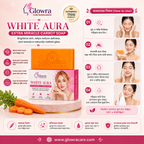 White Aura Extra Miracle Carrot Soap 100g | Carrot Extract Brightening Soap for Clear, Smooth & Radiant Skin