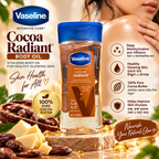 Vaseline Intensive Care Cocoa Radiant Body Oil – 200ml | Pure Cocoa Butter