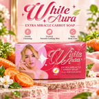 White Aura Extra Miracle Carrot Soap 160g | Carrot Extract Brightening Soap
