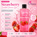 Dr. Strikes Strawberry Scented Shower Gel 220ml – স্ট্রবেরি Fragrance, Deep Cleansing & Hydrating Body Wash